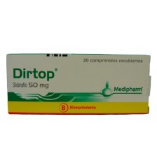 DIRTOP 50 MG X 20 COMPRIMIDOS RECUBIERTOS