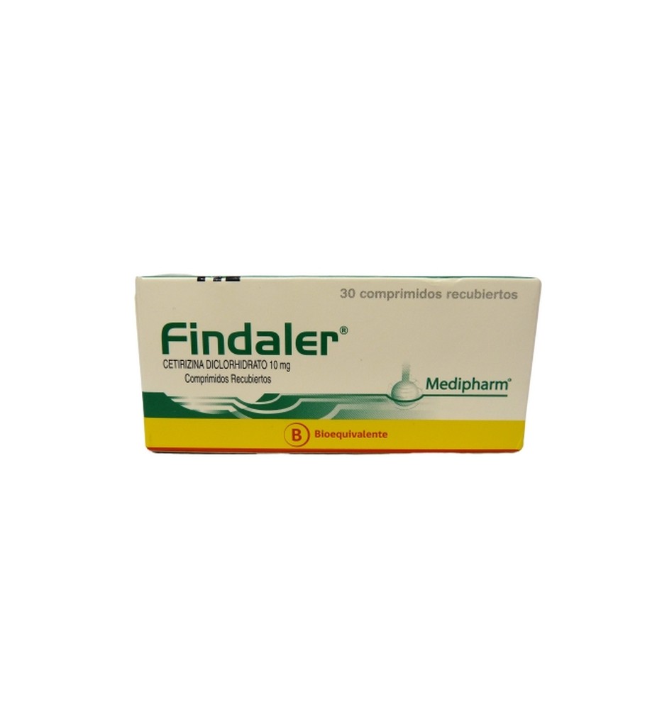 FINDALER 10 MG X30 COMPRIMIDOS RECUBIERTOS FINDALER 10 MG X30 COMPRIMIDOS RECUBIERTOS