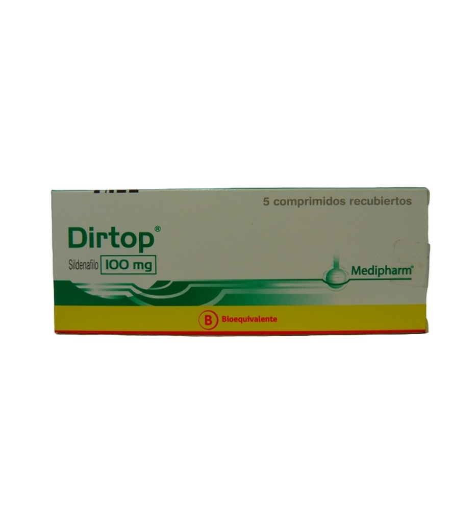 DIRTOP 100 MG X 5 COMPRIMIDOS RECUBIERTOS DIRTOP 100 MG X 5 COMPRIMIDOS RECUBIERTOS