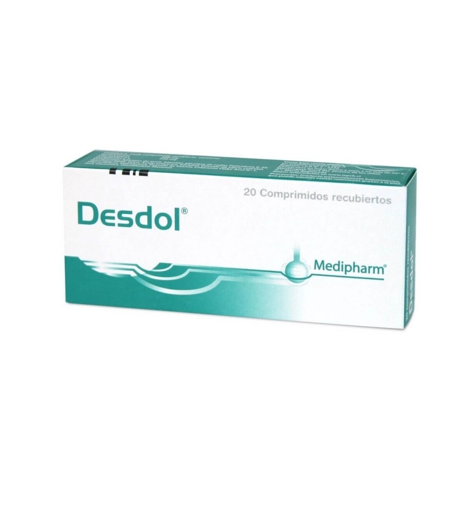 DESDOL X 20 COMPRIMIDOS RECUBIERTOS DESDOL X 20 COMPRIMIDOS RECUBIERTOS