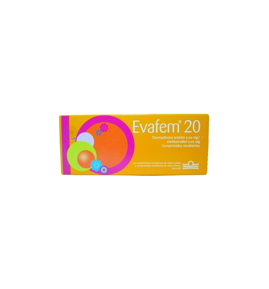 EVAFEM-20 X 28 COMPRIMIDOS EVAFEM-20 X 28 COMPRIMIDOS