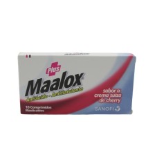 MAALOX PLUS CHERRY X10 COMPRIMIDOS MASTICABLES