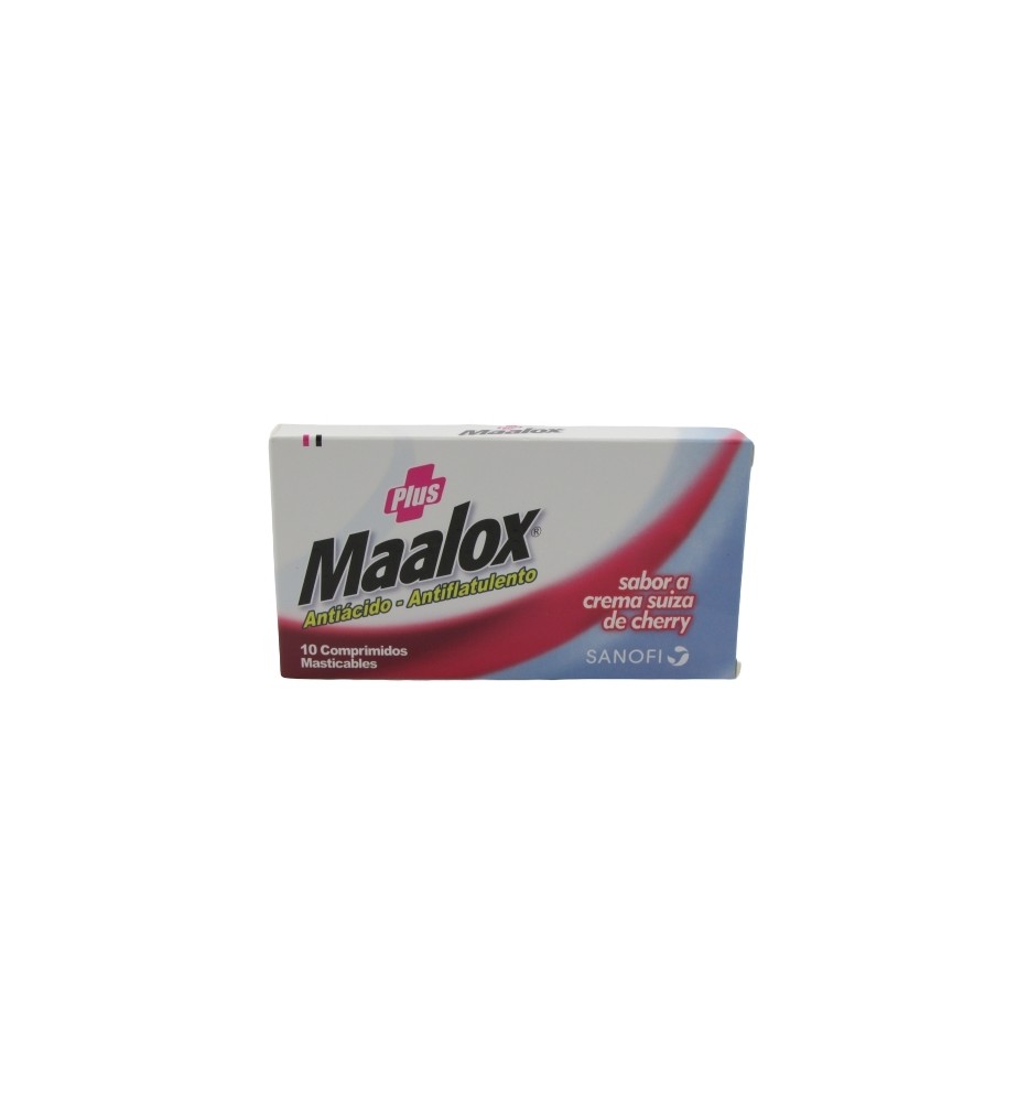MAALOX PLUS CHERRY X10 COMPRIMIDOS MASTICABLES MAALOX PLUS CHERRY X10 COMPRIMIDOS MASTICABLES