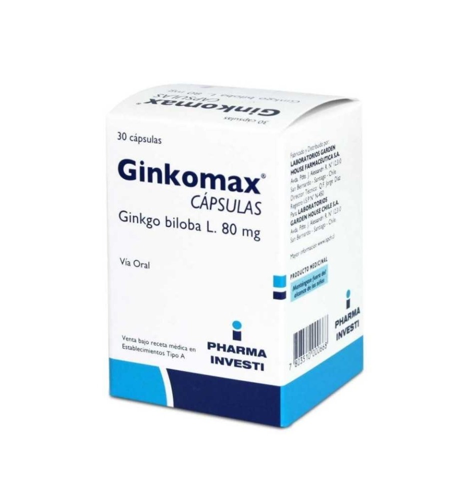 GINKOMA 80MG X80 CAPSULAS