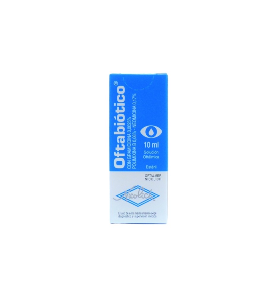 OFTABIOTICO SOLUCION OFTALMICA 10ML X10