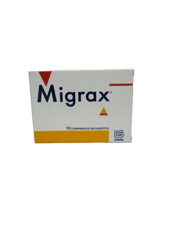 MIGRAX X10 COMPRIMIDOS RECUBIERTOS
