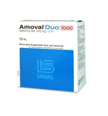 AMOVAL DUO 1000MG/5ML X50