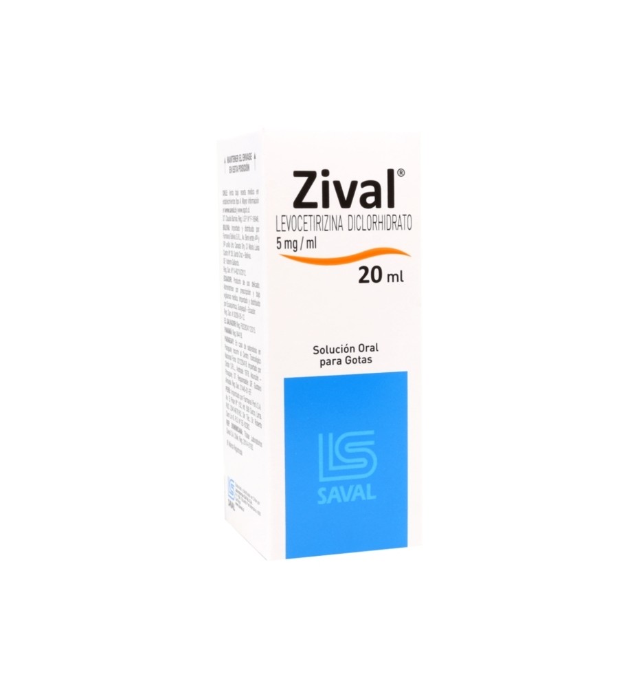 ZIVAL 5 MG/ML X20ML GOTAS ZIVAL 5 MG/ML X20ML GOTAS
