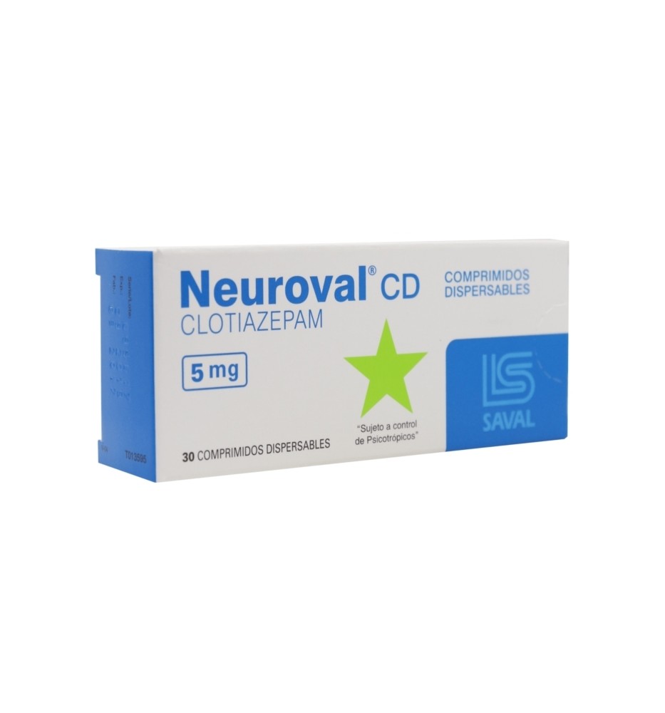 NEUROVAL CD 5MG X30 COMPRIMIDOS RECUBIERTOS