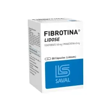 FIBROTINA 160/40 MG X 30 CAPSULAS