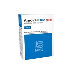 AMOVAL 1000 MG / 5 ML SUSPENSION ORAL 1000MG X120
