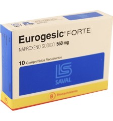 EUROGESIC FORTE 550MG X10 COMPRIMIDOS