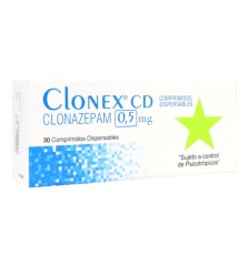 CLONEX CD 0.5MG X30 COMPRIMIDOS