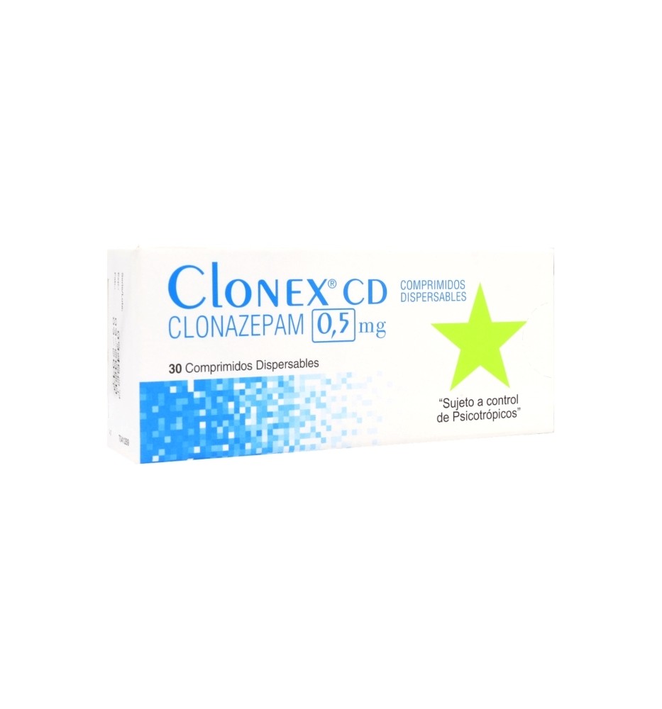 CLONEX CD 0.5MG X30 COMPRIMIDOS