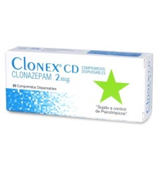 CLONEX CD 2.0 MG X 30 COMPRIMIDOS