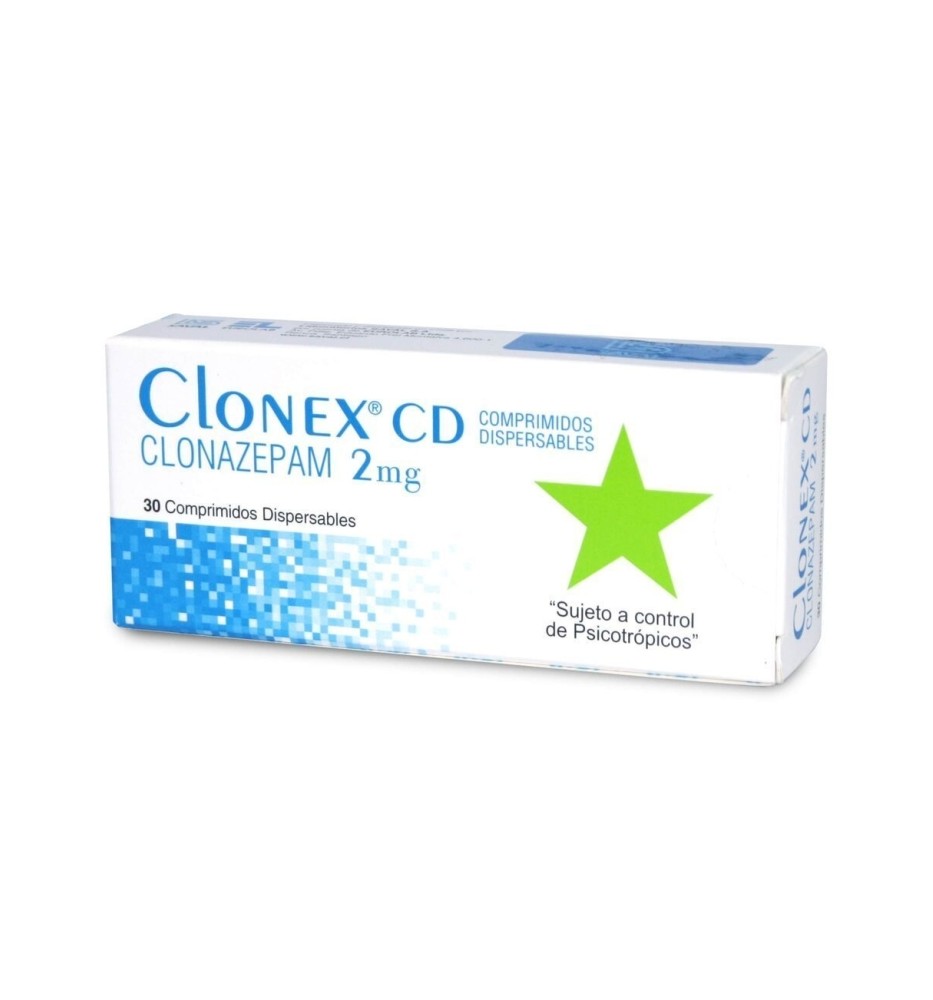 CLONEX CD 2.0 MG X 30 COMPRIMIDOS