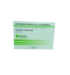METAMIZOL SODICO 1G X5 AMPOLLAS