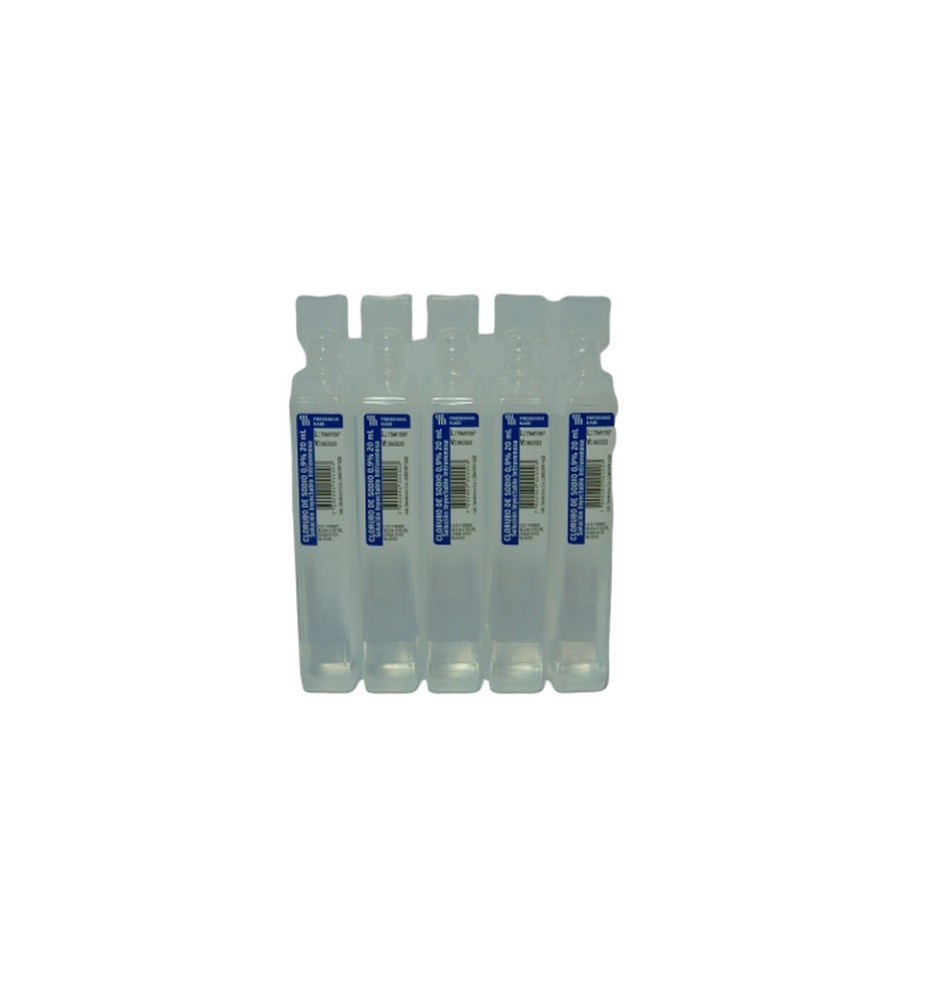 CLORURO DE SODIO 0.9 % X 20 ML X 1 AMPOLLA