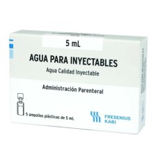 AGUA INTECTABLE 10 ML X 5 AMPOLLAS