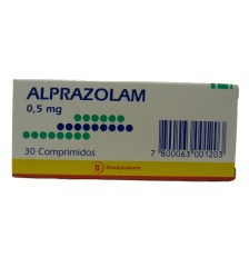 ALPRAZOLAM 0,50 MG X 30 COMPRIMIDOS