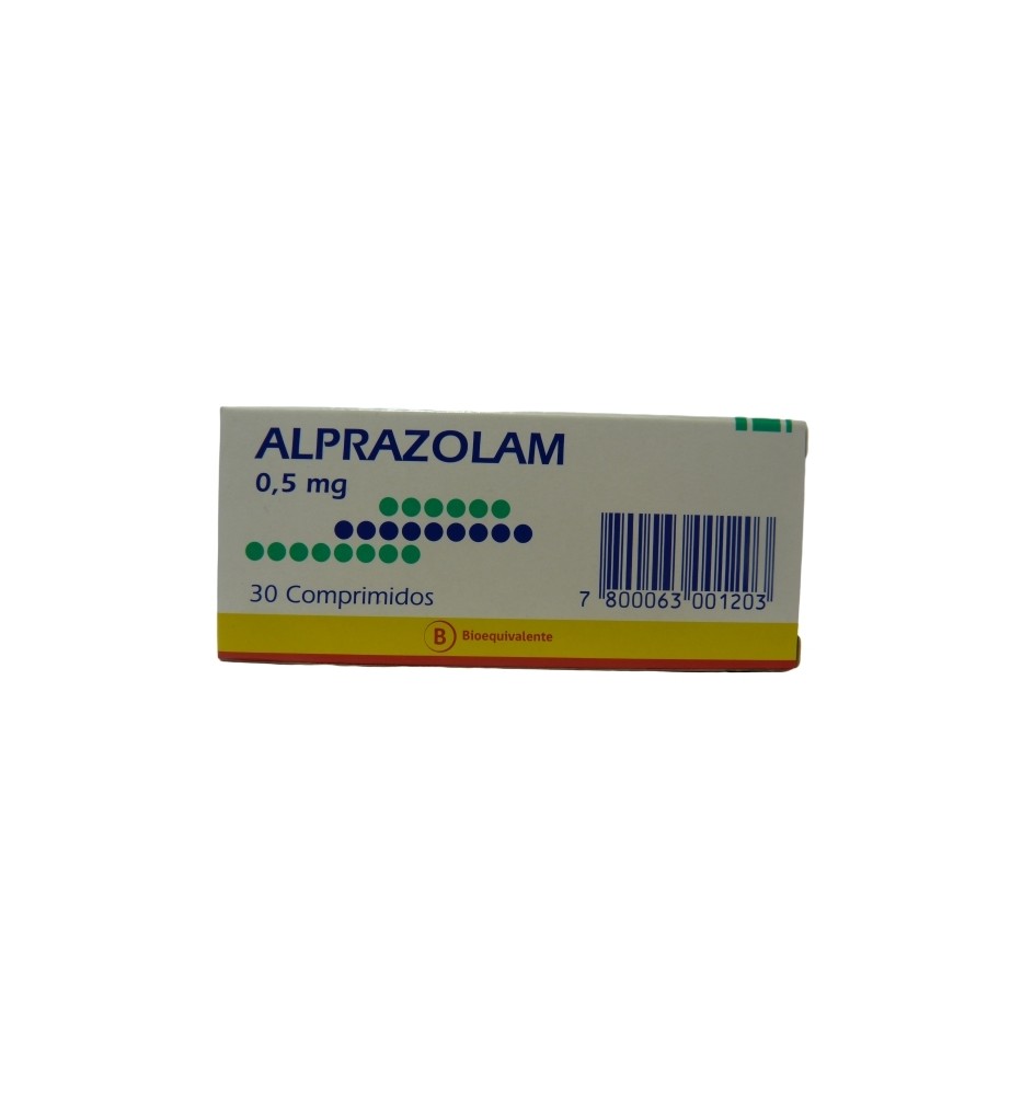 ALPRAZOLAM 0,50 MG X 30 COMPRIMIDOS ALPRAZOLAM 0,50 MG X 30 COMPRIMIDOS