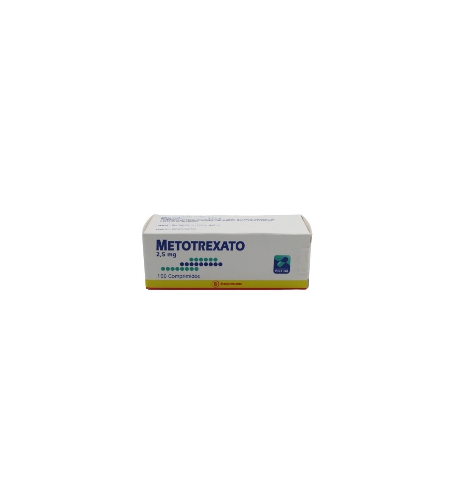 METOTREXATO 2.5 MG 5MG X100 COMPRIMIDOS