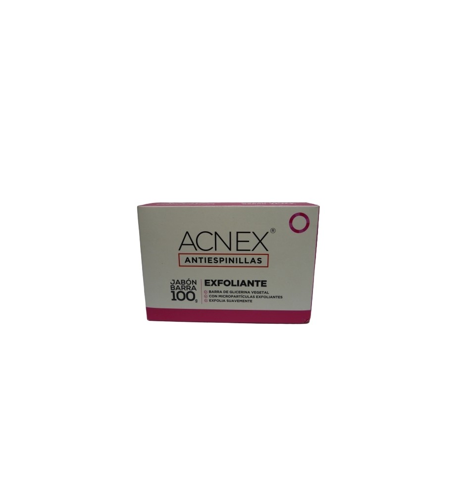 ACNEX EXFOLIANTE JABON BARRA 100G ACNEX EXFOLIANTE JABON BARRA 100G