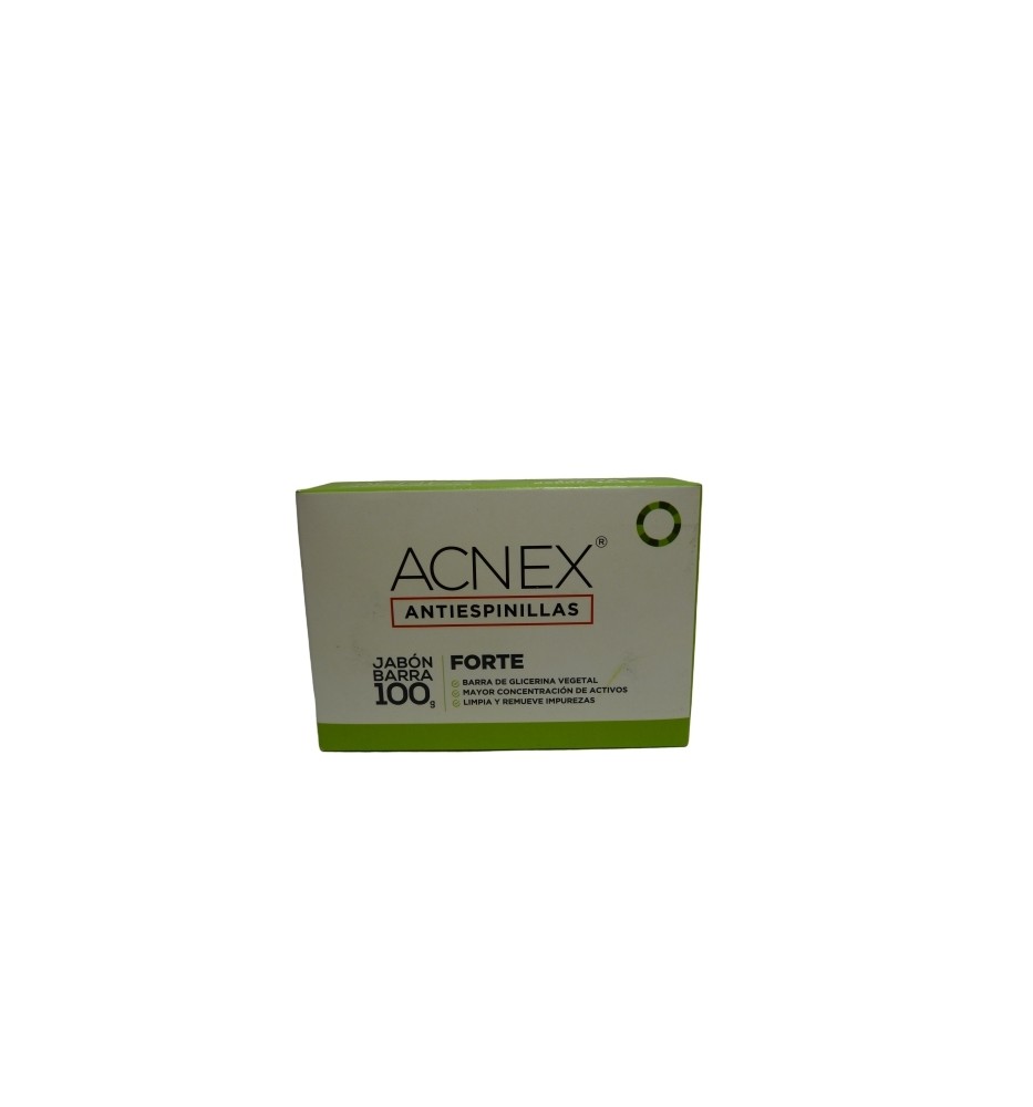 ACNEX FORTE JABON BARRA 100G ACNEX FORTE JABON BARRA 100G