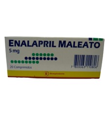 ENALAPRIL 5 MG X 20 COMPRIMIDOS