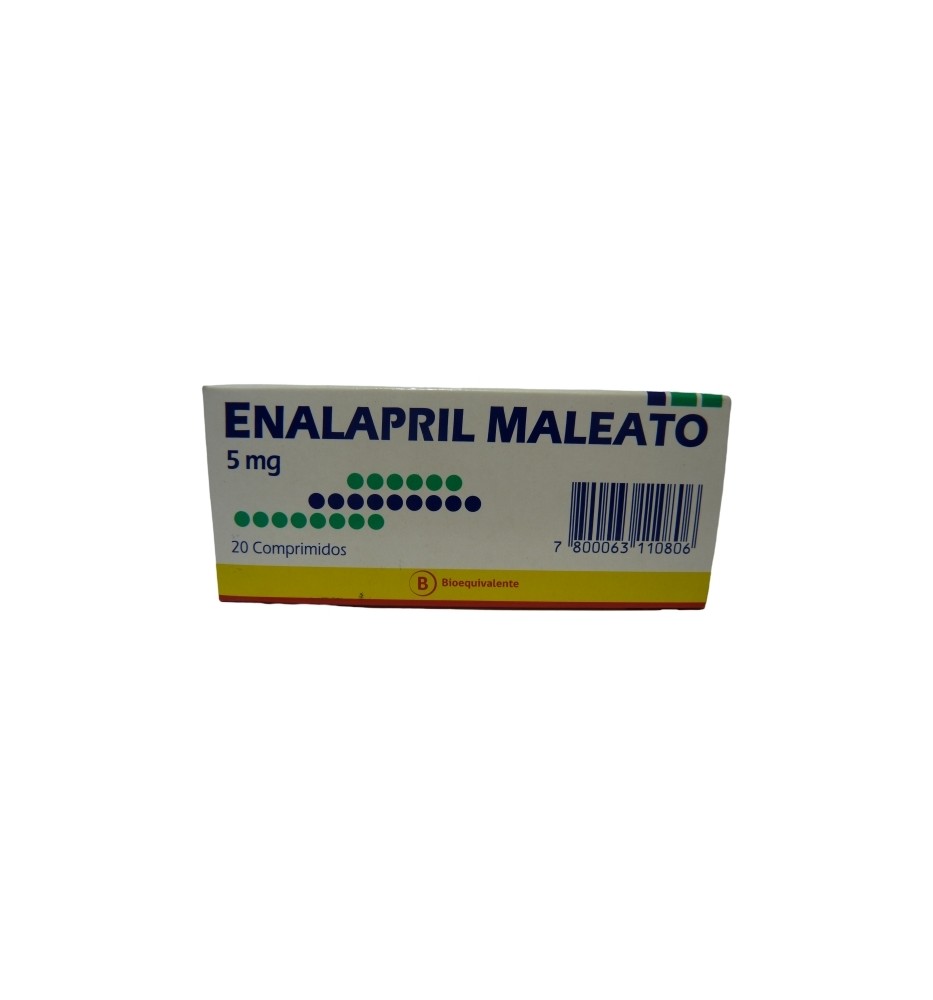 ENALAPRIL 5 MG X 20 COMPRIMIDOS ENALAPRIL 5 MG X 20 COMPRIMIDOS