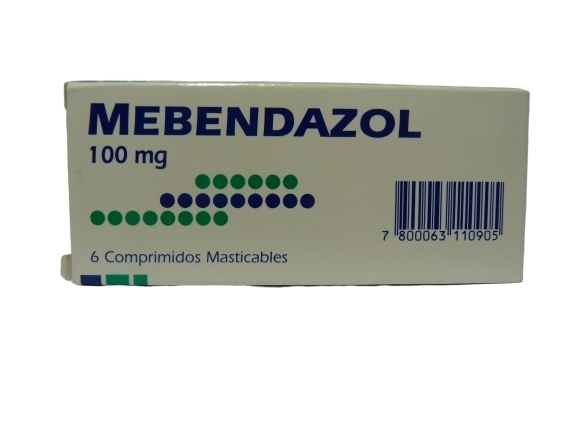 MEBENDAZOL 100 MG X6 COMPRIMIDOS