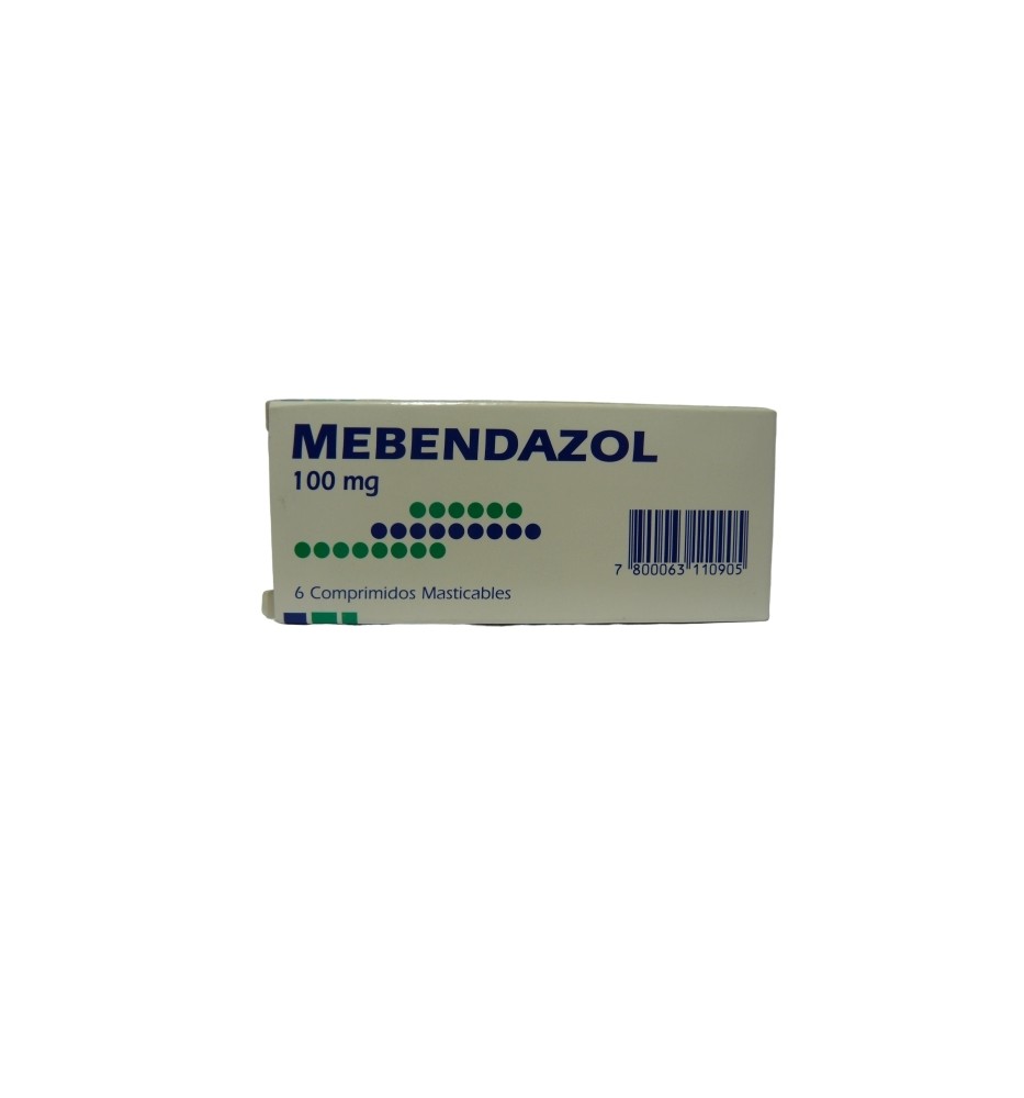 MEBENDAZOL 100MG X6 COMPRIMIDOS