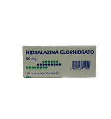 HIDRALAZINA 50 MG X 20 COMPRIMIDOS
