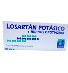 LOSARTAN/HIDROCLOTIAZIDA 50/12.5 MG X30 COMPRIMIDOS