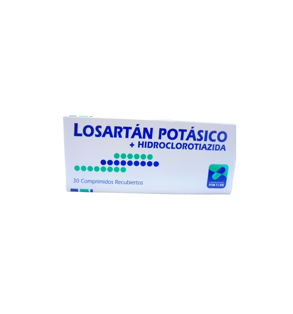LOSARTAN/HIDROCLOTIAZIDA 50/12.5 MG X30 COMPRIMIDOS LOSARTAN/HIDROCLOTIAZIDA 50/12.5 MG X30 COMPRIMIDOS