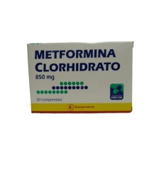 METFORMINA 850 MG X30 COMPRIMIDOS RECUBIERTOS