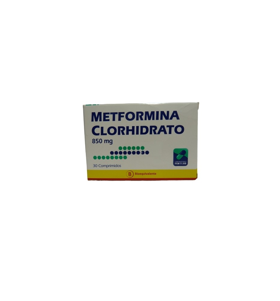 METFORMINA 850 MG X30 COMPRIMIDOS RECUBIERTOS METFORMINA 850 MG X30 COMPRIMIDOS RECUBIERTOS