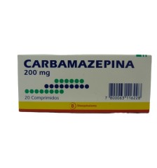 CARBAMAZEPINA 200 MG X 20 COMPRIMIDOS