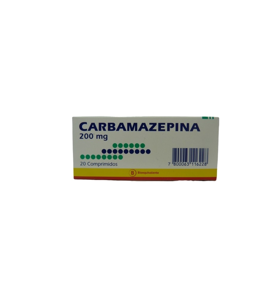 CARBAMAZEPINA 200 MG X 20 COMPRIMIDOS