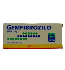 GEMFIBROZILO 600 MG X20 COMPRIMIDOS