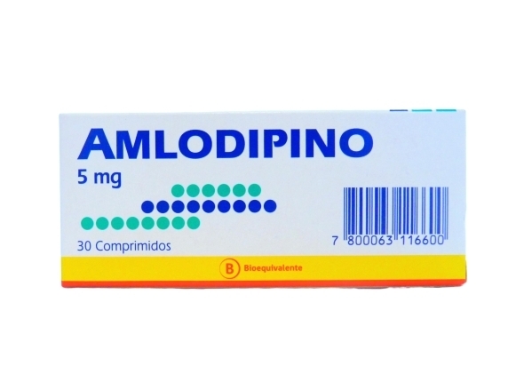 AMLODIPINO 5 MG X 30 COMPRIMIDOS