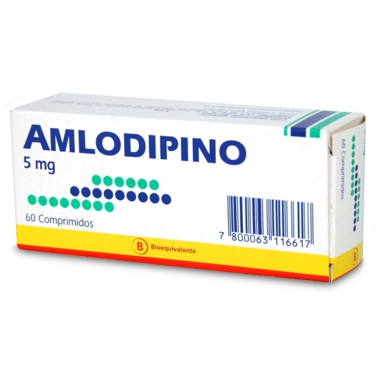 AMLODIPINO 5 MG X 60 COMPRIMIDOS