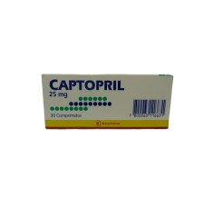 CAPTOPRIL 25MG X30 COMPRIMIDOS