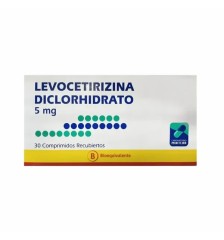LEVOCETIRIZINA 5 MG X 30COMPRIMIDOS