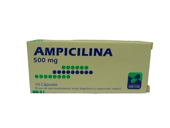 AMPICILINA 500 MG X 10 CAPSULAS