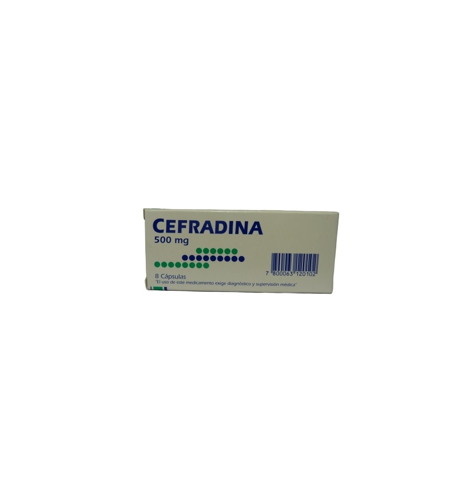 CEFRADINA 500MG X8 CAPSULAS