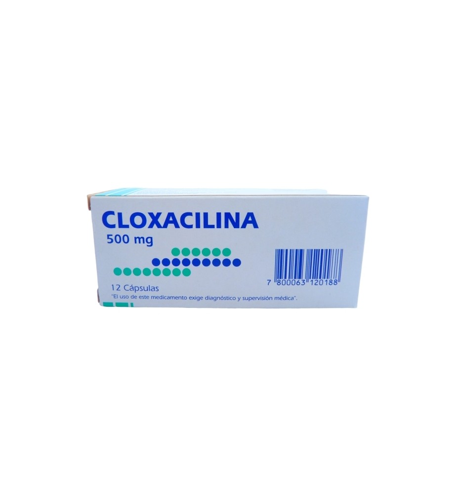 CLOXACILINA 500 MG X 12 COMPRIMIDOS CLOXACILINA 500 MG X 12 COMPRIMIDOS