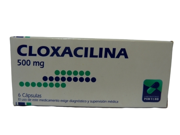 CLOXACILINA 500 MG X 12 CAPSULAS
