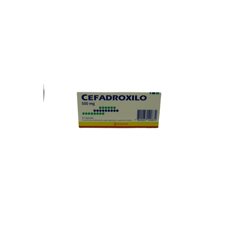 CEFADROXILO 500MG X8 CAPSULAS CEFADROXILO 500MG X8 CAPSULAS