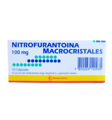 NITROFURANTOINA 100MG X10 CAPSULAS